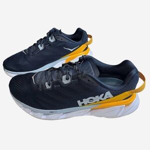 HOKA ONE ONE Elevon 2 Mens Athletic Shoes Size 9 Ombre Blue/Saffron Sneakers